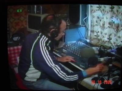 Mike Spenser in the studio