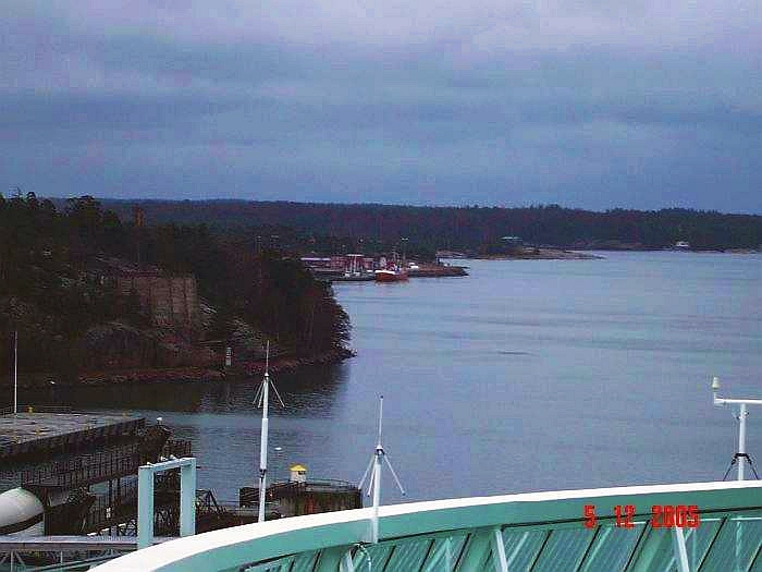In the harbour of Mariehmn
