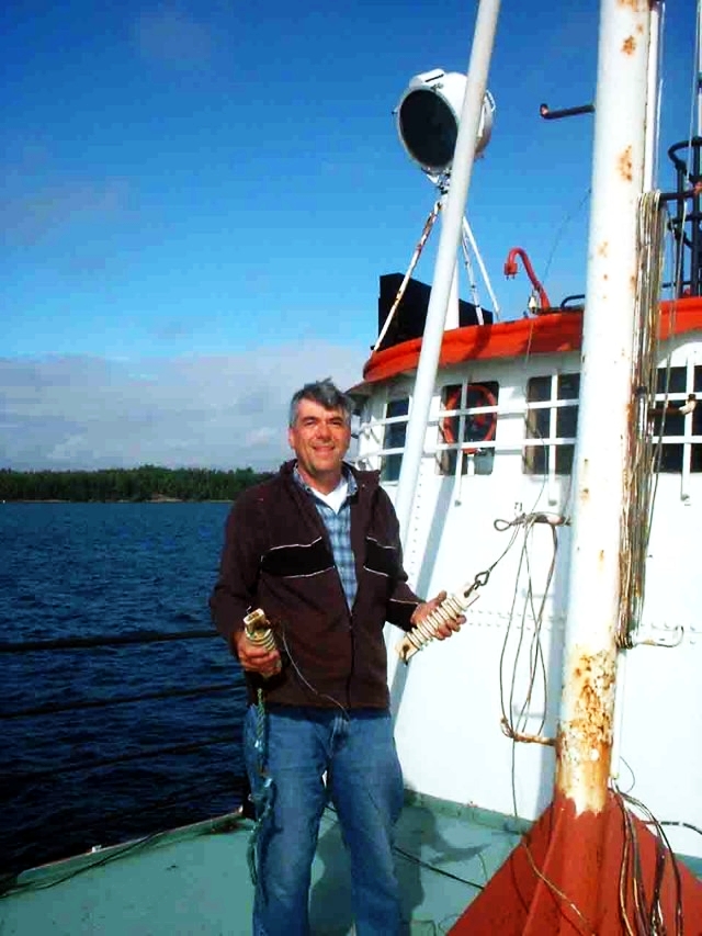Peter Chicago on MV St.Paul